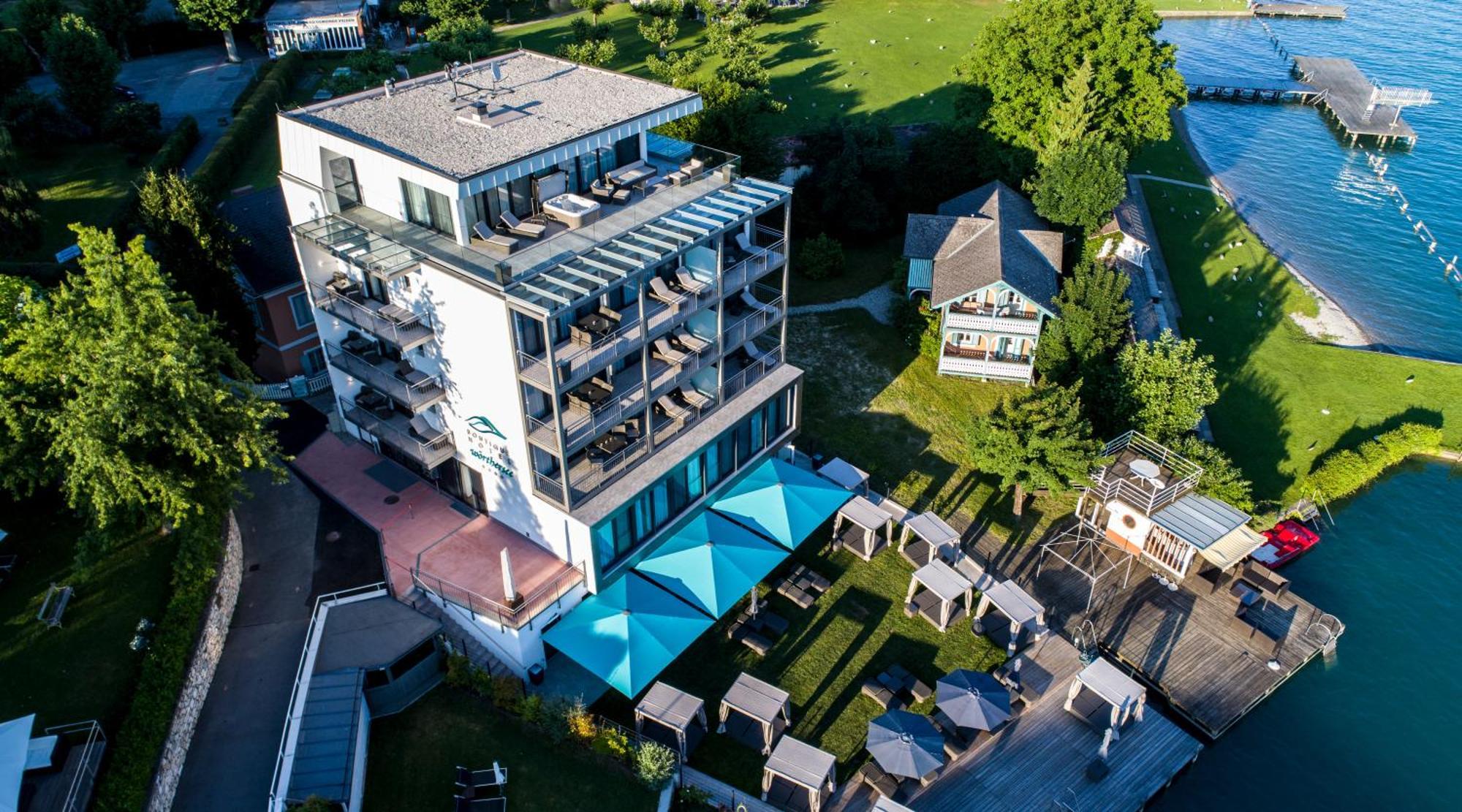 Boutique Apartments Velden เวลเดน อัม เวิร์ทเทอร์ซี ภายนอก รูปภาพ