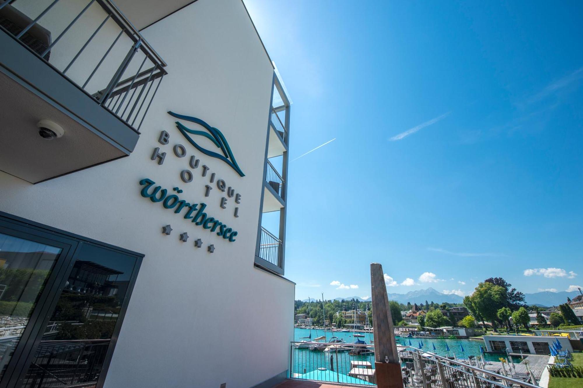 Boutique Apartments Velden เวลเดน อัม เวิร์ทเทอร์ซี ภายนอก รูปภาพ