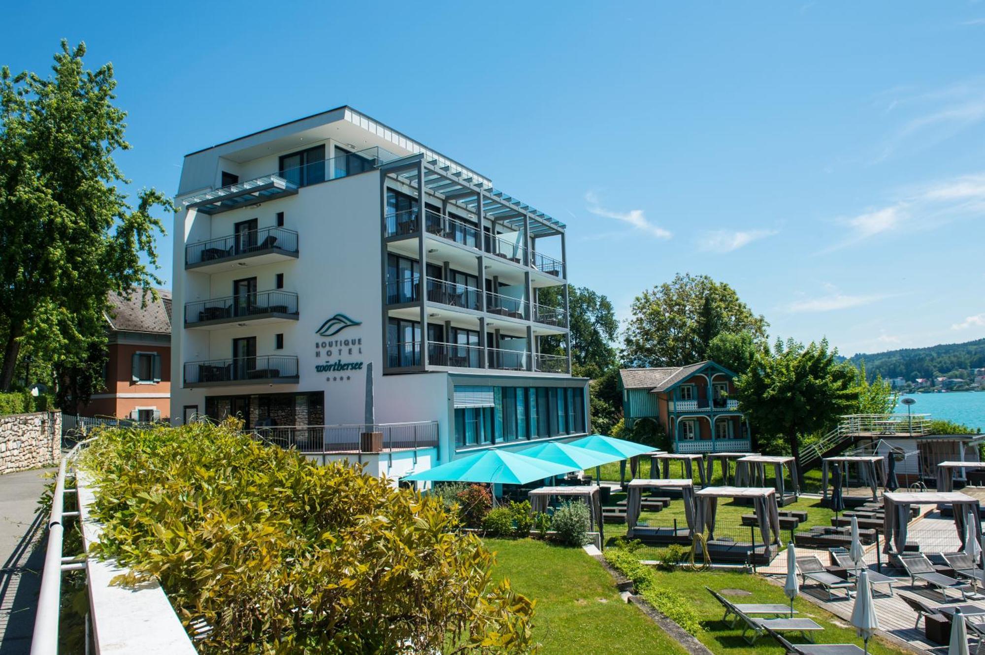 Boutique Apartments Velden เวลเดน อัม เวิร์ทเทอร์ซี ภายนอก รูปภาพ