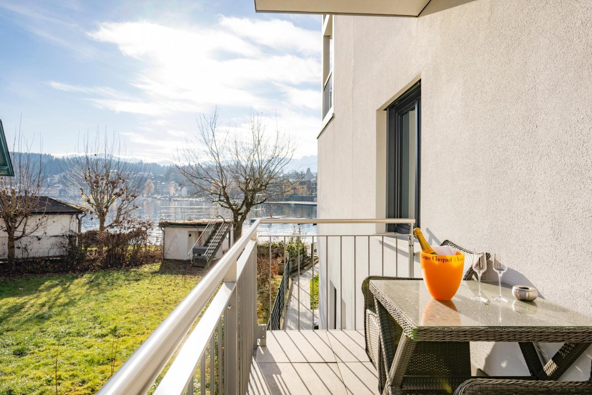 Boutique Apartments Velden เวลเดน อัม เวิร์ทเทอร์ซี ภายนอก รูปภาพ